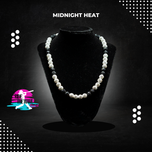 Rhinestone Necklace(Midnight Heat)