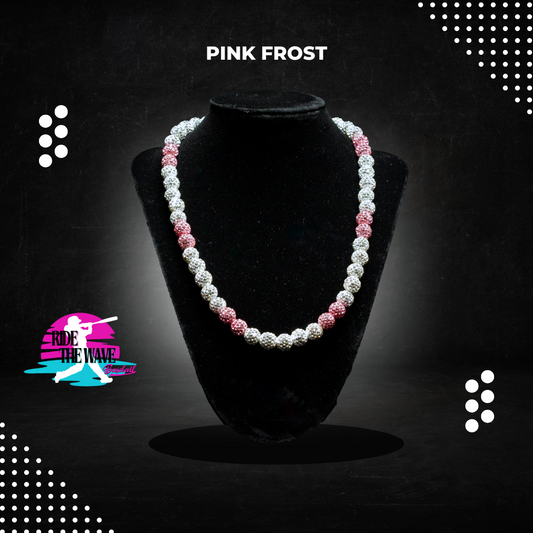 Rhinestones Necklace (Pink Frost)