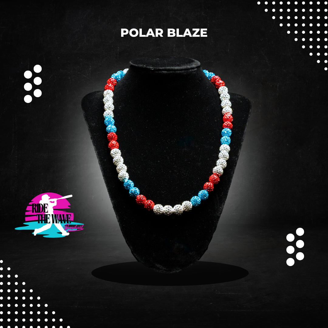 Rhinestone Necklace (Polar Blaze)